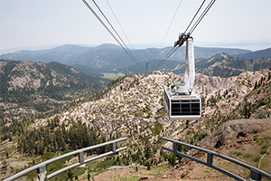 Palisades Tahoe Aerial Tram to High Camp