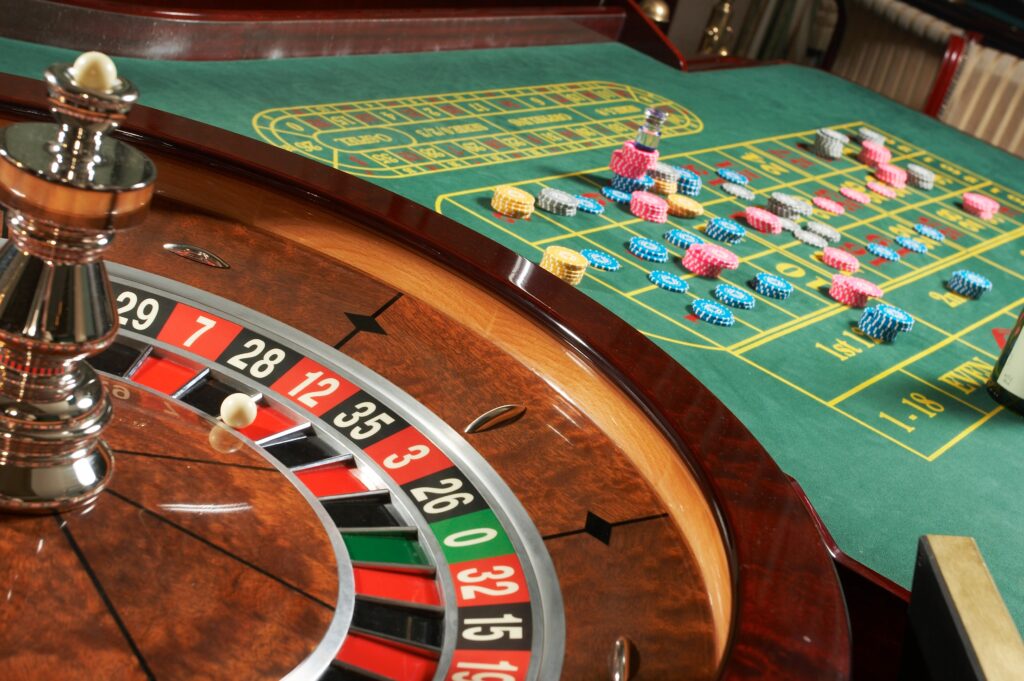 Roulette at casino