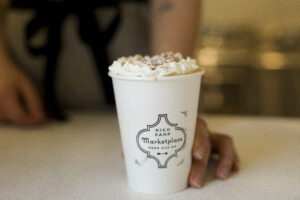 High Camp Marketplace hot cocoa