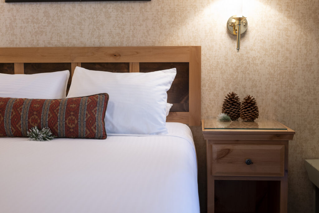 bedroom and wall lamp